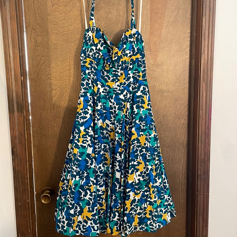 Anthropologie A-line Halter Dress, Sz 10